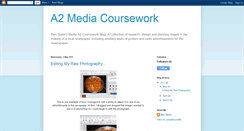 Desktop Screenshot of bentaylora2mediacoursework.blogspot.com