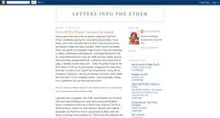 Desktop Screenshot of lettersintotheether.blogspot.com