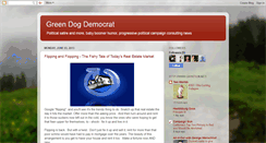 Desktop Screenshot of greendogdemocrat.blogspot.com