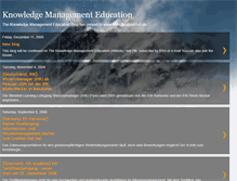 Tablet Screenshot of knowledge-management-education.blogspot.com