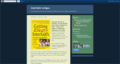 Desktop Screenshot of interfaithamigos.blogspot.com