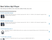 Tablet Screenshot of bestsellersmp3player.blogspot.com