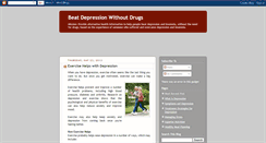 Desktop Screenshot of beatdepressionwithoutdrugs.blogspot.com