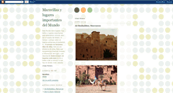 Desktop Screenshot of maravillasmundo.blogspot.com
