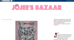 Desktop Screenshot of jojeeesbazaar.blogspot.com
