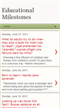 Mobile Screenshot of educationalmilestones.blogspot.com