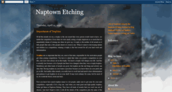 Desktop Screenshot of naptownetching.blogspot.com