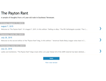 Tablet Screenshot of paytonrant.blogspot.com