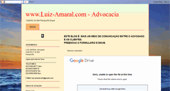 Desktop Screenshot of luiz-amaral-adv.blogspot.com