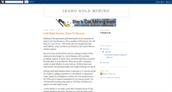 Desktop Screenshot of idahogoldmining.blogspot.com