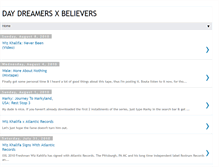 Tablet Screenshot of daydreamersxbelievers.blogspot.com