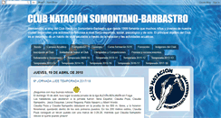 Desktop Screenshot of clubnatacionsomontanobarbastro.blogspot.com