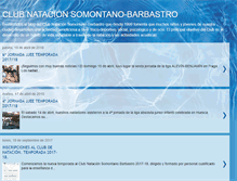 Tablet Screenshot of clubnatacionsomontanobarbastro.blogspot.com