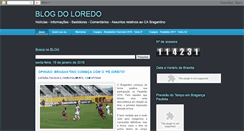 Desktop Screenshot of blogdoloredo.blogspot.com