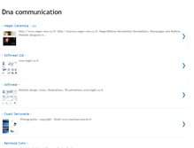 Tablet Screenshot of dna-communication.blogspot.com