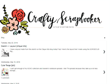 Tablet Screenshot of craftyscrapbooker.blogspot.com