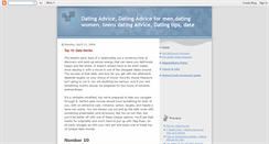 Desktop Screenshot of datingadvises.blogspot.com