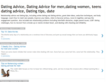 Tablet Screenshot of datingadvises.blogspot.com