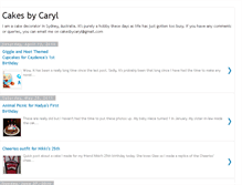 Tablet Screenshot of cakesbycaryl.blogspot.com
