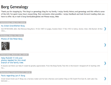 Tablet Screenshot of borg-genealogy.blogspot.com