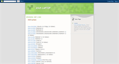Desktop Screenshot of linux-asus-laptop.blogspot.com