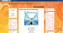 Desktop Screenshot of completealbumdownload.blogspot.com