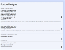 Tablet Screenshot of portovelhoagora.blogspot.com