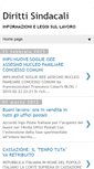 Mobile Screenshot of dirittisindacali.blogspot.com