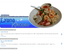 Tablet Screenshot of lyana-kitchen.blogspot.com