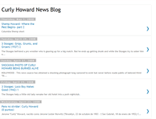 Tablet Screenshot of curlyhowardnewsblog.blogspot.com