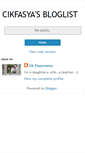 Mobile Screenshot of cikfasyabloglist.blogspot.com