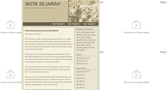 Desktop Screenshot of notasejarah.blogspot.com