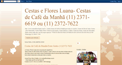 Desktop Screenshot of cestascafemanha-cestas.blogspot.com