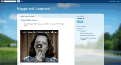 Desktop Screenshot of maggieandjosephine.blogspot.com