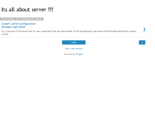 Tablet Screenshot of itsallaboutserver.blogspot.com