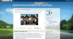 Desktop Screenshot of democratasdepassodetorressc.blogspot.com