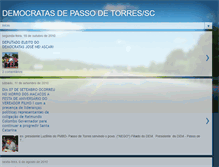 Tablet Screenshot of democratasdepassodetorressc.blogspot.com