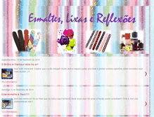 Tablet Screenshot of esmaltesereflexoes.blogspot.com