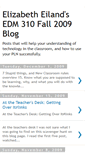 Mobile Screenshot of eilandeedm310fall2009.blogspot.com