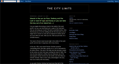 Desktop Screenshot of citylimitscitylights.blogspot.com