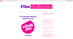 Desktop Screenshot of filmtheblanks.blogspot.com