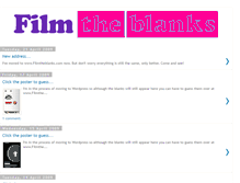 Tablet Screenshot of filmtheblanks.blogspot.com