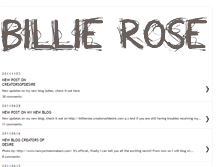 Tablet Screenshot of billie-rose.blogspot.com