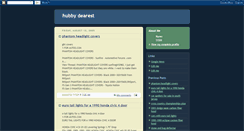 Desktop Screenshot of hubbydearest.blogspot.com