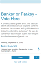 Mobile Screenshot of banksyfanksy.blogspot.com