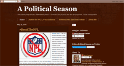 Desktop Screenshot of politicalseason.blogspot.com