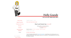 Desktop Screenshot of hollygrande.blogspot.com