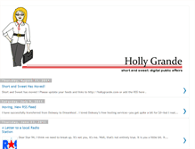 Tablet Screenshot of hollygrande.blogspot.com