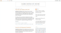 Desktop Screenshot of gamenotesofdoom.blogspot.com