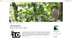 Desktop Screenshot of holywellbirding.blogspot.com